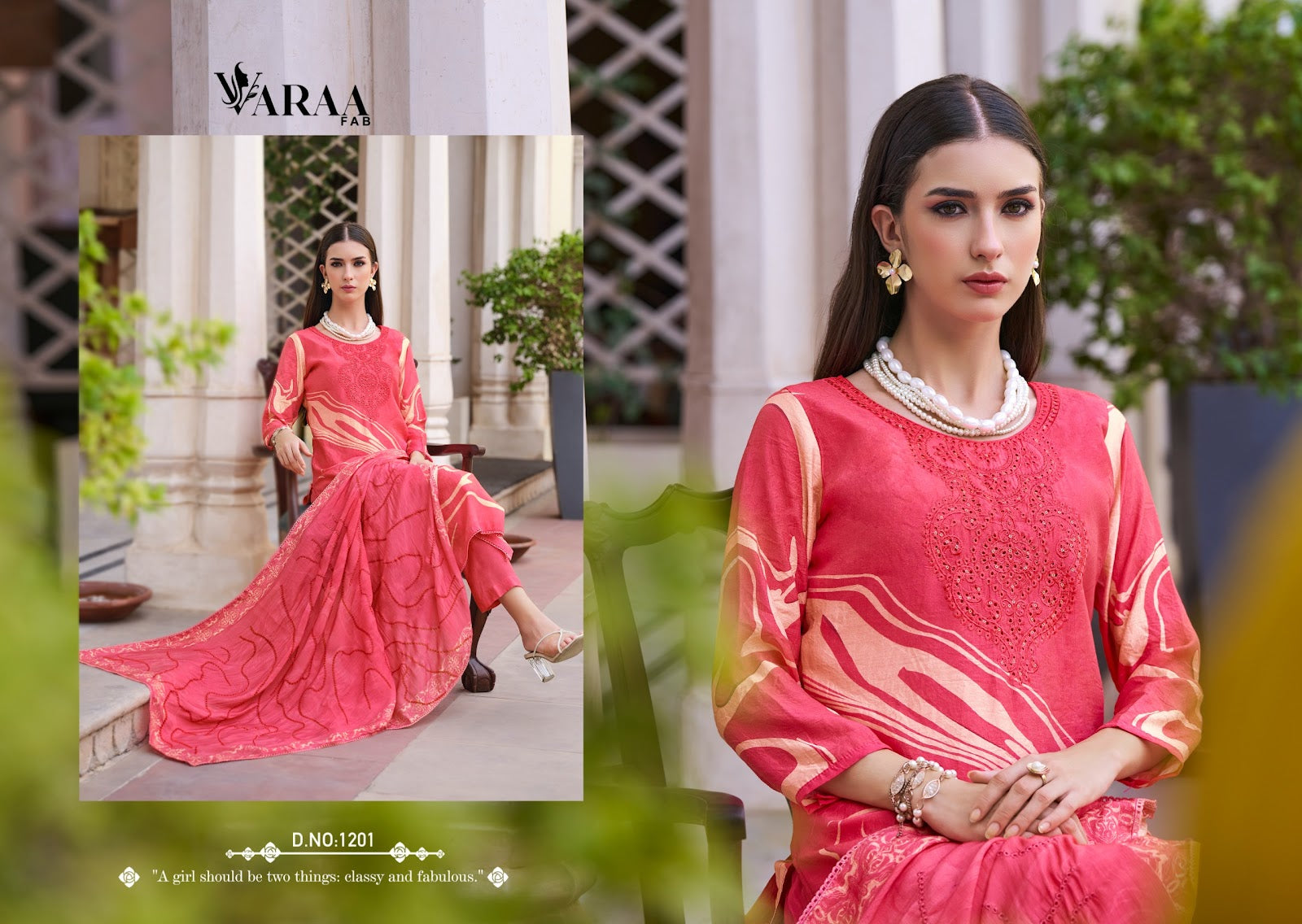 Princy Varaa Fab Pant Style Suits Wholesaler