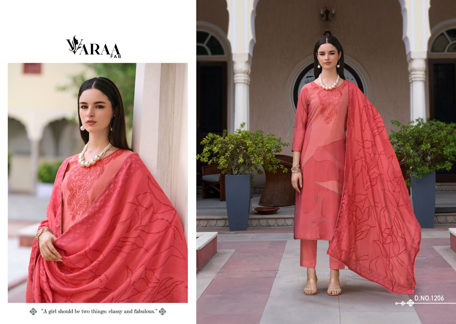 Princy Varaa Fab Pant Style Suits Wholesaler