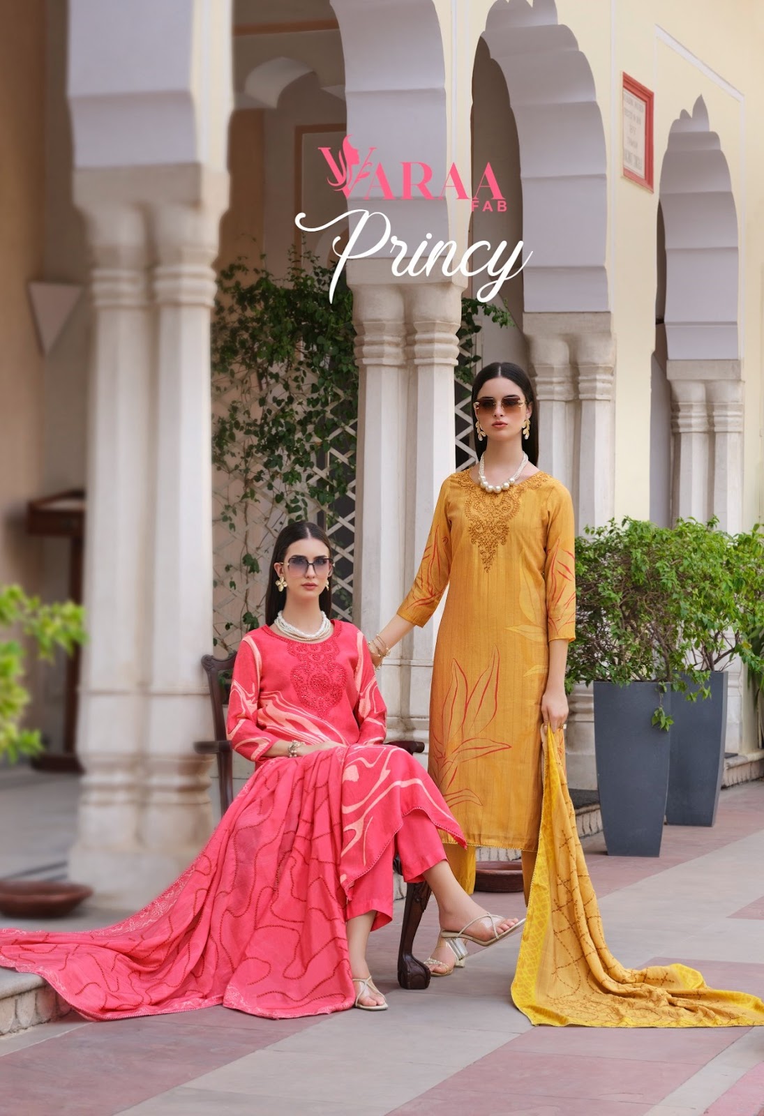 Princy Varaa Fab Pant Style Suits Wholesaler