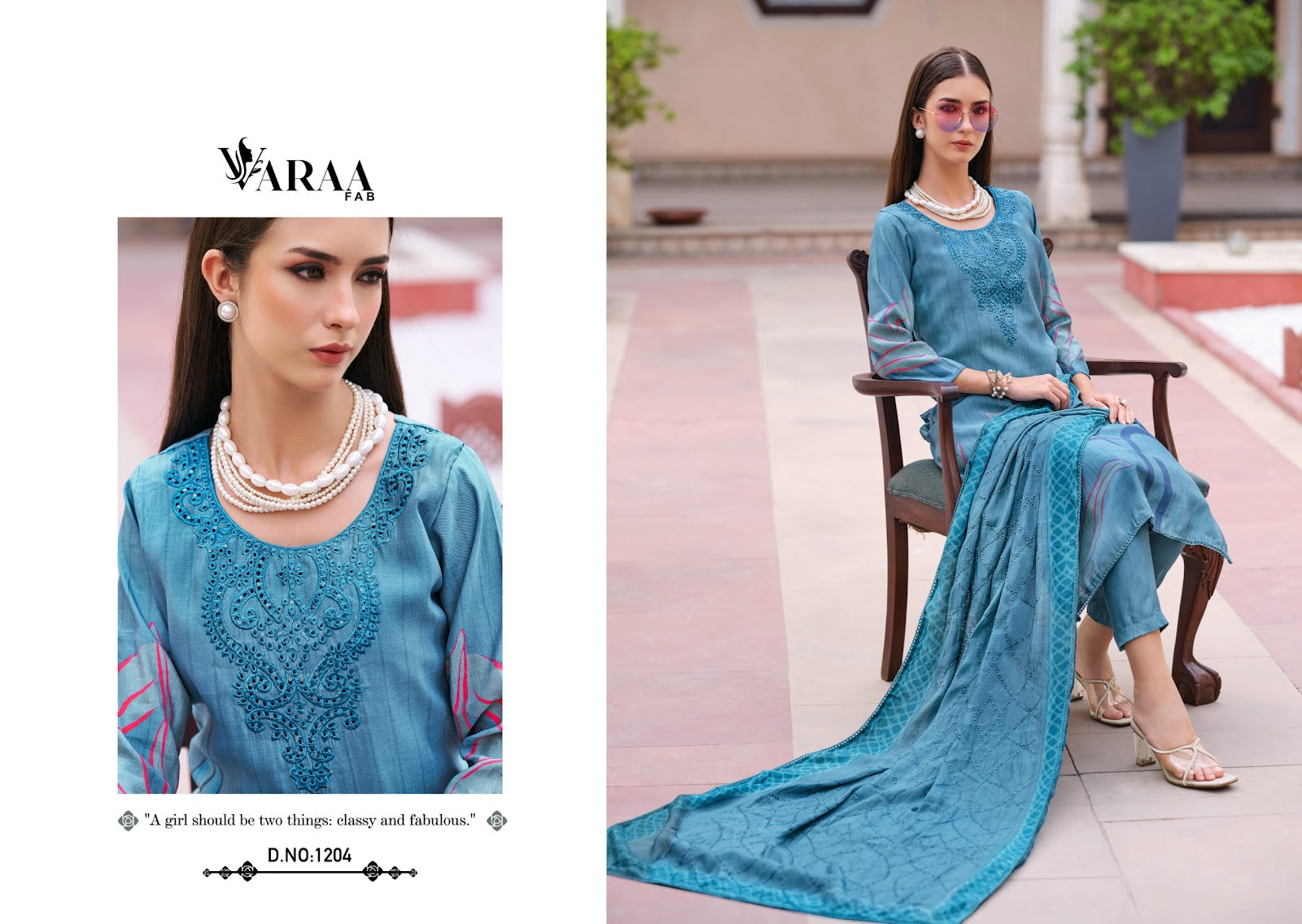 Princy Varaa Fab Pant Style Suits Wholesaler
