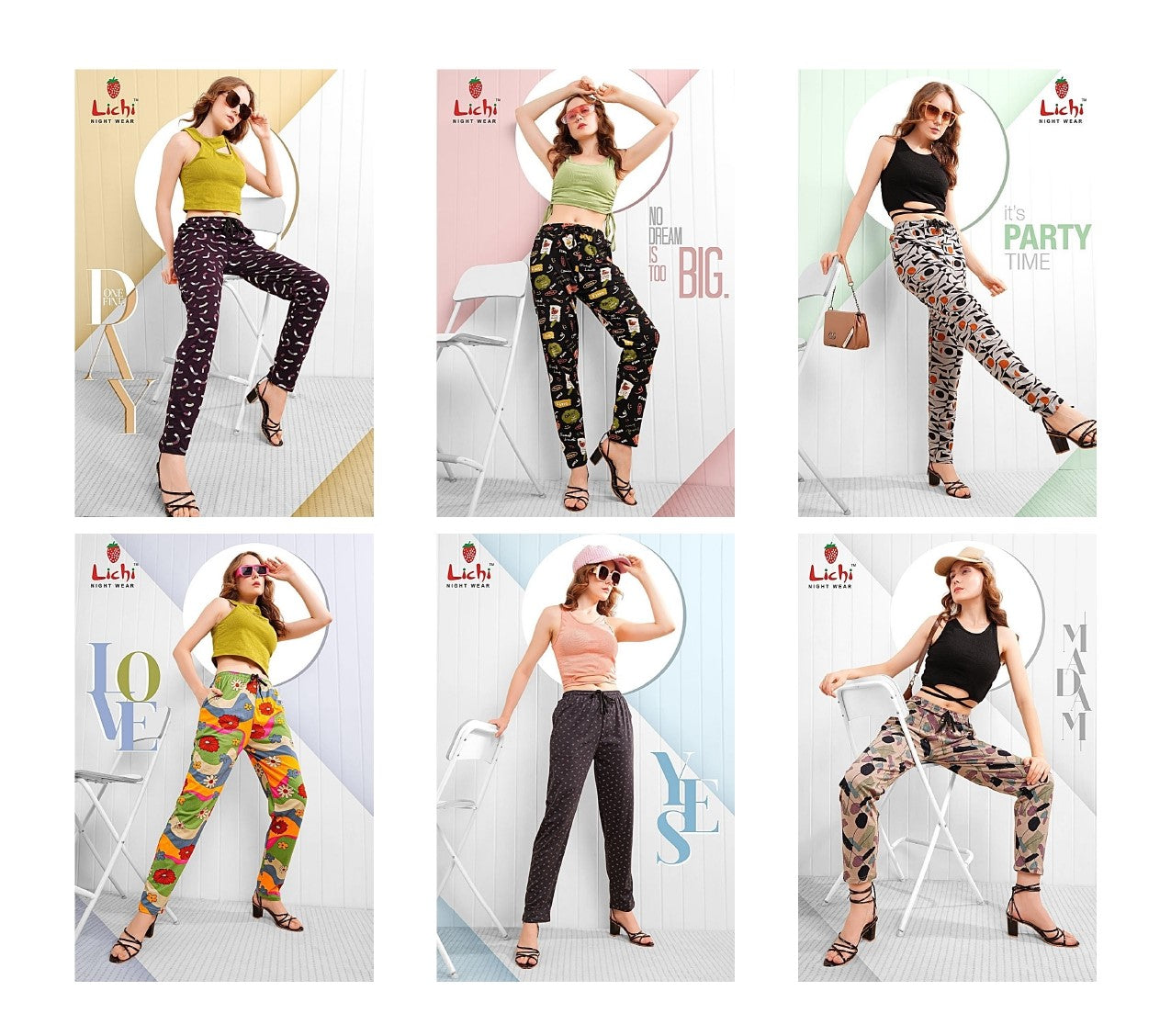 Print 0506 Lichi Hosiery Women Night Lower Exporter Ahmedabad