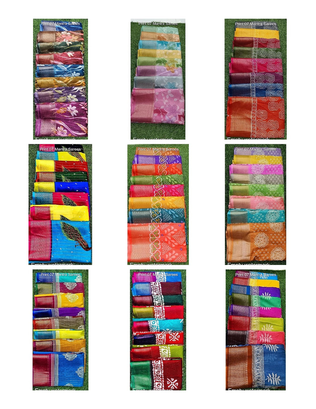 Print 07 Mantra Sarees Supplier India