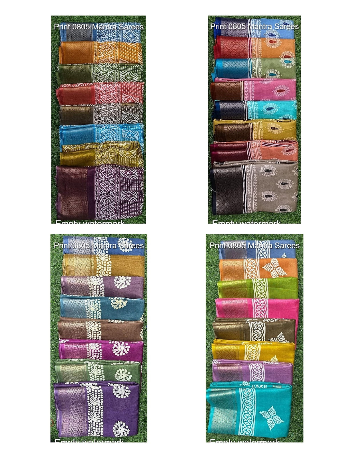 Print 0805 Mantra Sarees Supplier India