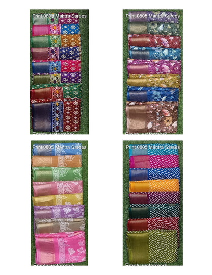 Print 0805 Mantra Sarees Supplier India