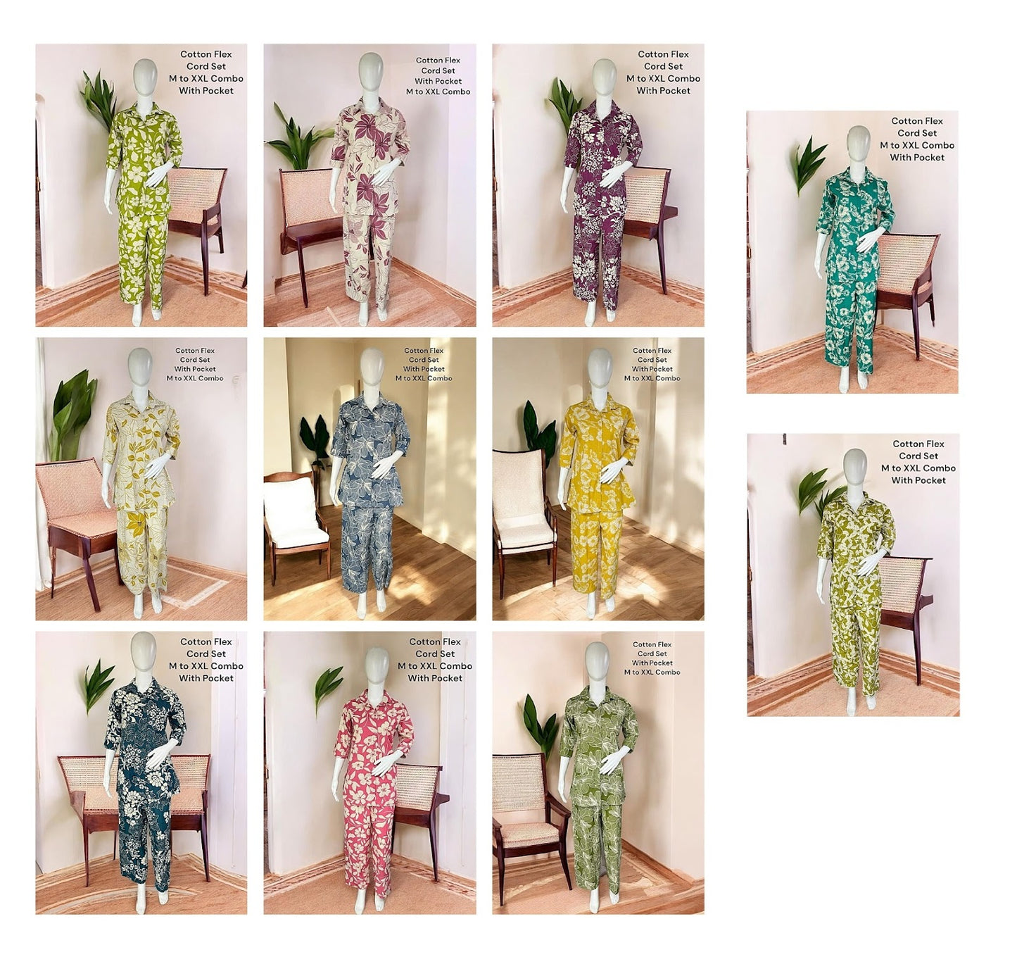 Print 14 Kalki Original Cotton Co Ord Set Wholesale Price