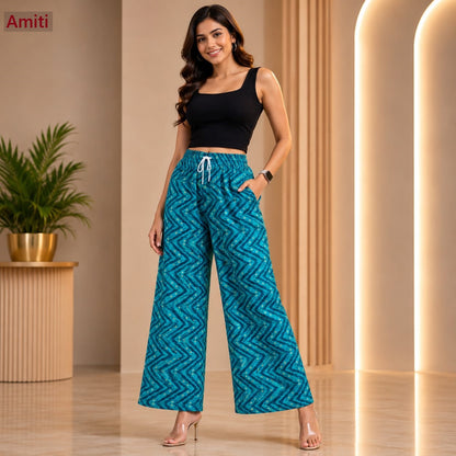 Print 200726 Amiti Liva Branded Palazzo Manufacturer Ahmedabad