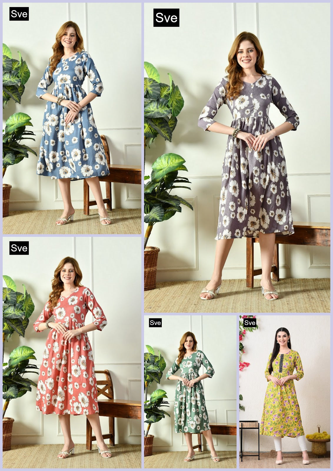 Print 210126 Sve Delta Anarkali Kurtis Wholesaler Ahmedabad