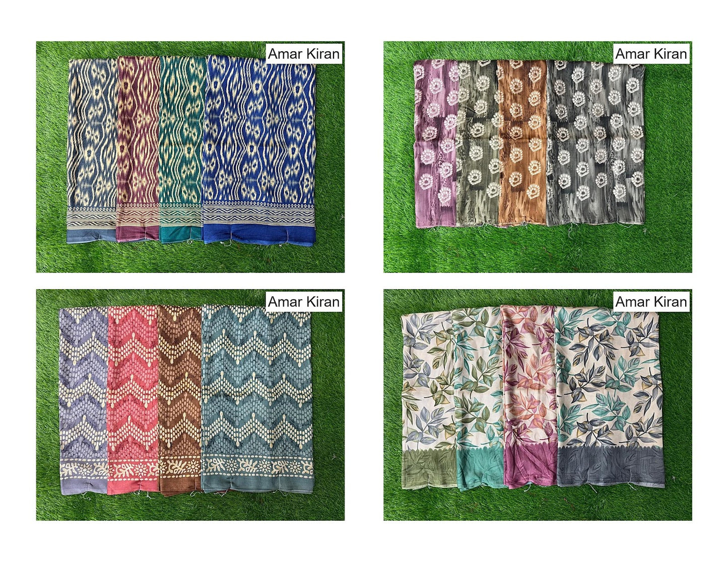 Print 21 Amar Kiran Raw Silk Sarees Exporter India
