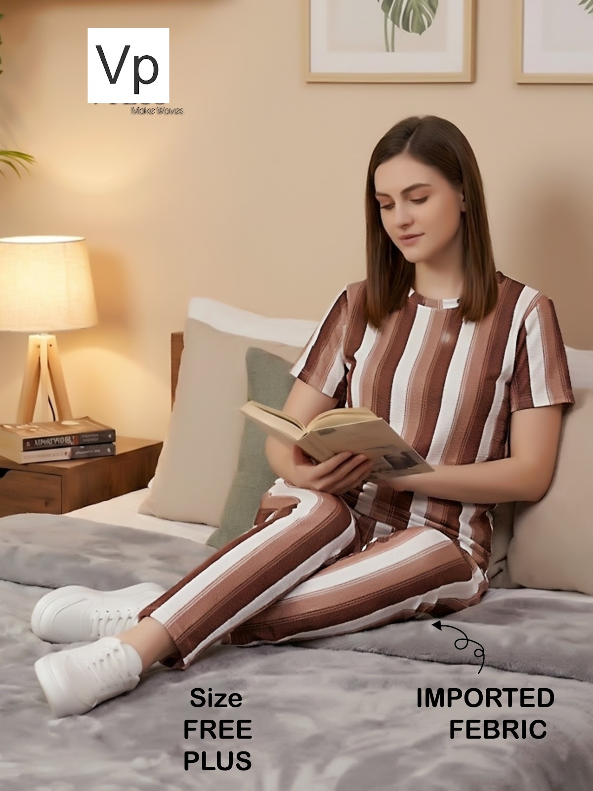 Print 240226 Vp Imported Pyjama Night Suits Wholesaler