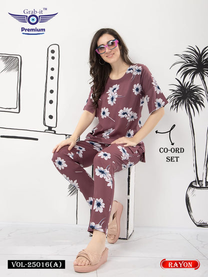 Print 25016 A Grab It Co Ord Set Wholesale Price