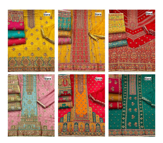 Print 25 Siara Dola Salwar Suits Manufacturer India