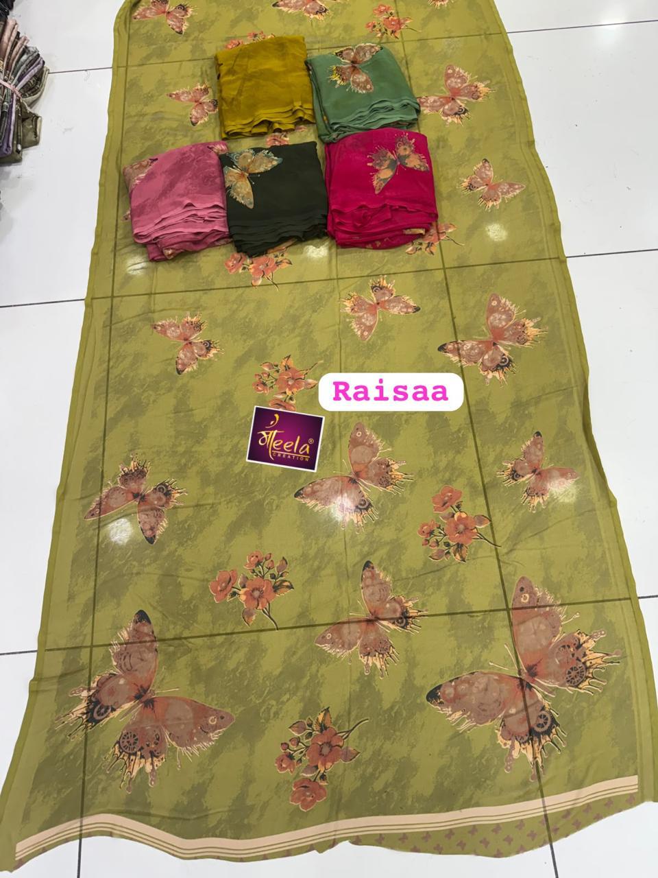 Print 2608 Raisaa Sarees Wholesale Rate