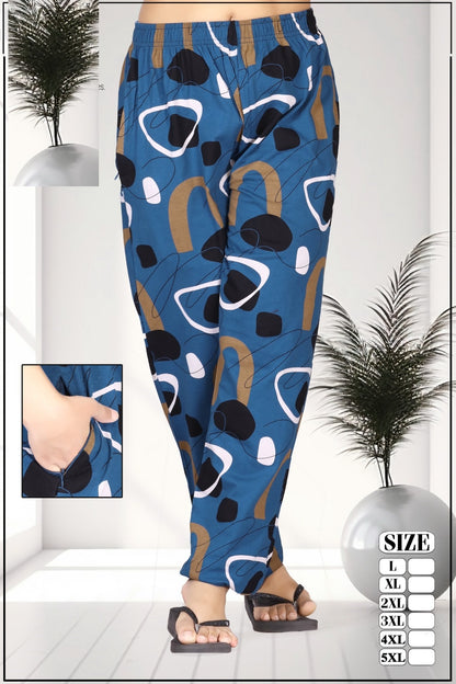 Print 290425 Vp Hosiery Women Night Lower Exporter Gujarat