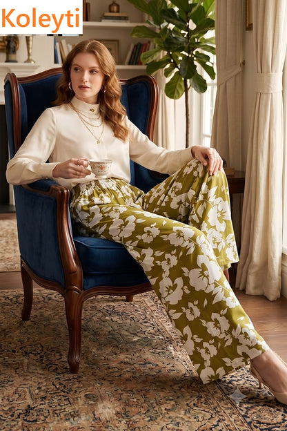 Print 290826 Koleyti Cotton Branded Palazzo Wholesaler India