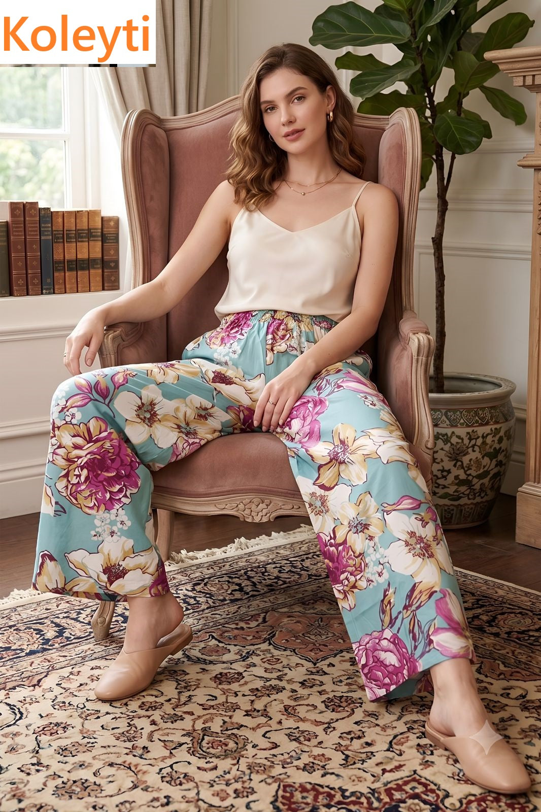 Print 290826 Koleyti Cotton Branded Palazzo Wholesaler India