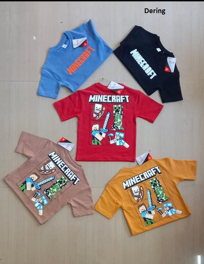 Print 300926 Dering Cotton Looper Boys Tshirt Wholesaler Gujarat