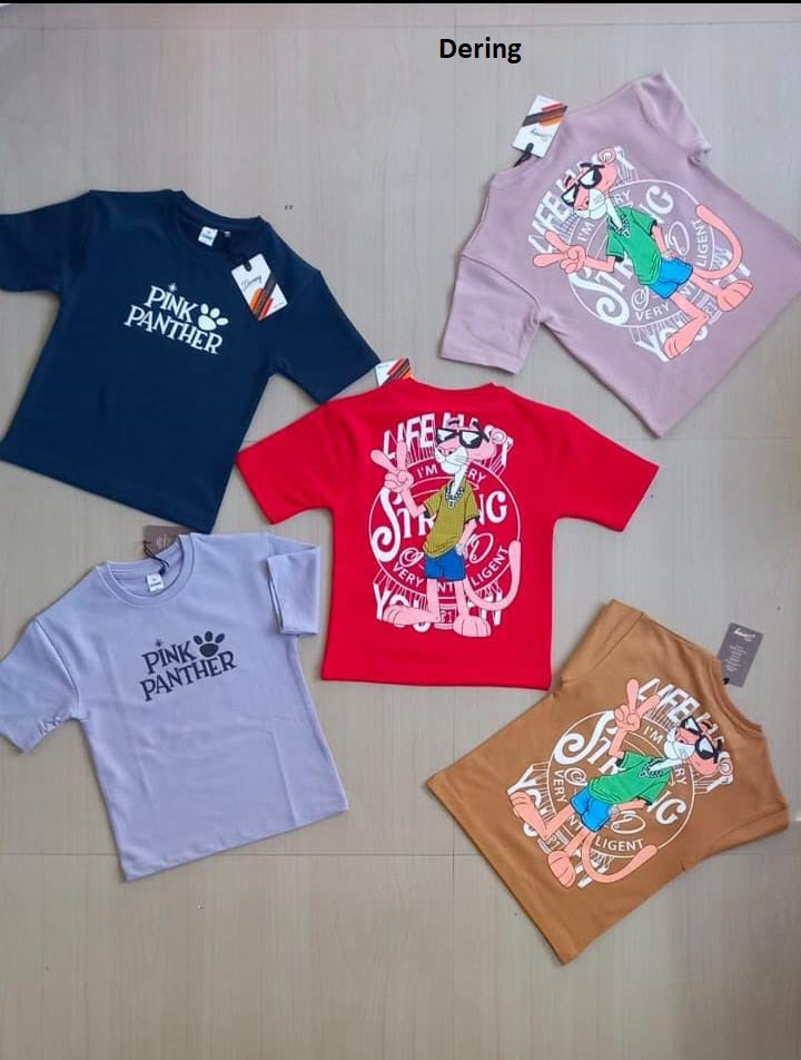 Print 300926 Dering Cotton Looper Boys Tshirt Wholesaler Gujarat