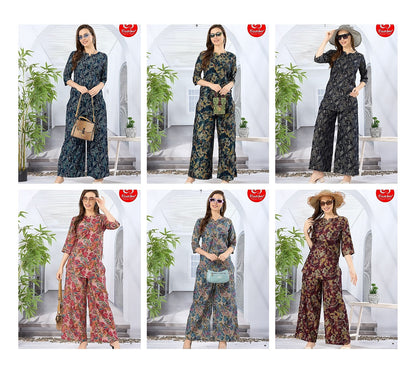 Print Cs001 Slumber Silk Co Ord Set Wholesale Price