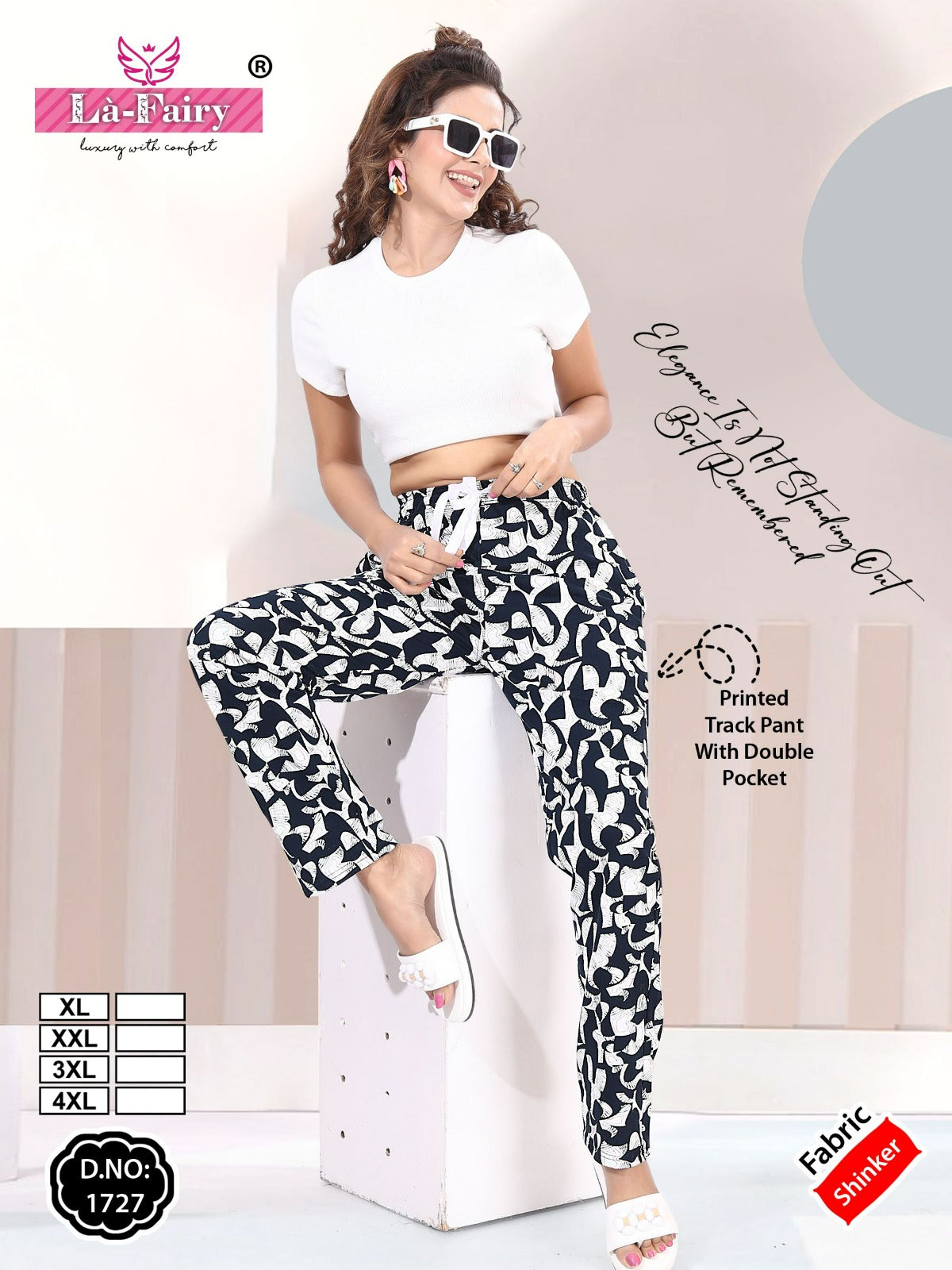 Print Design 1727 La Fairy Sinker Women Night Lower Manufacturer India