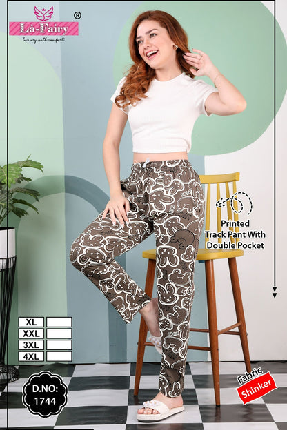 Print Design 1744 La Fairy Sinker Women Night Lower Exporter India