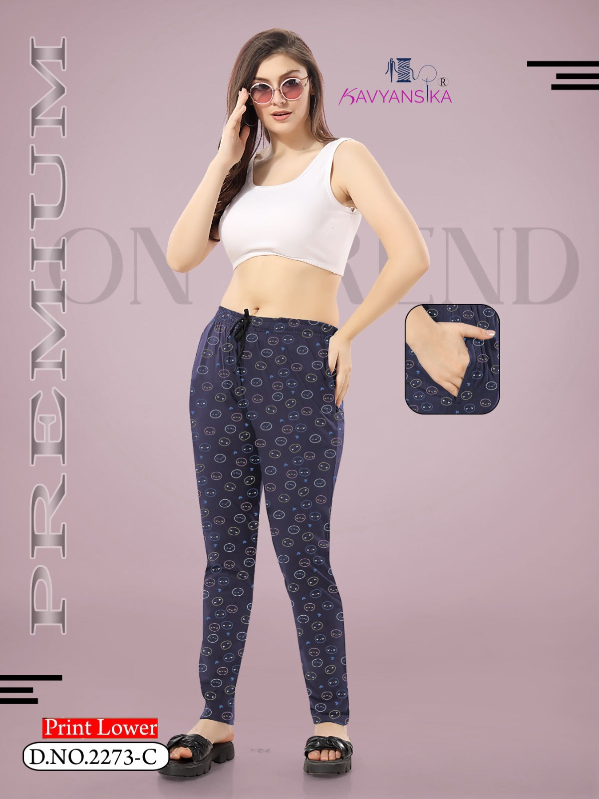 Print Design 2273 Kavyansika Hosiery Cotton Women Night Lower Manufacturer