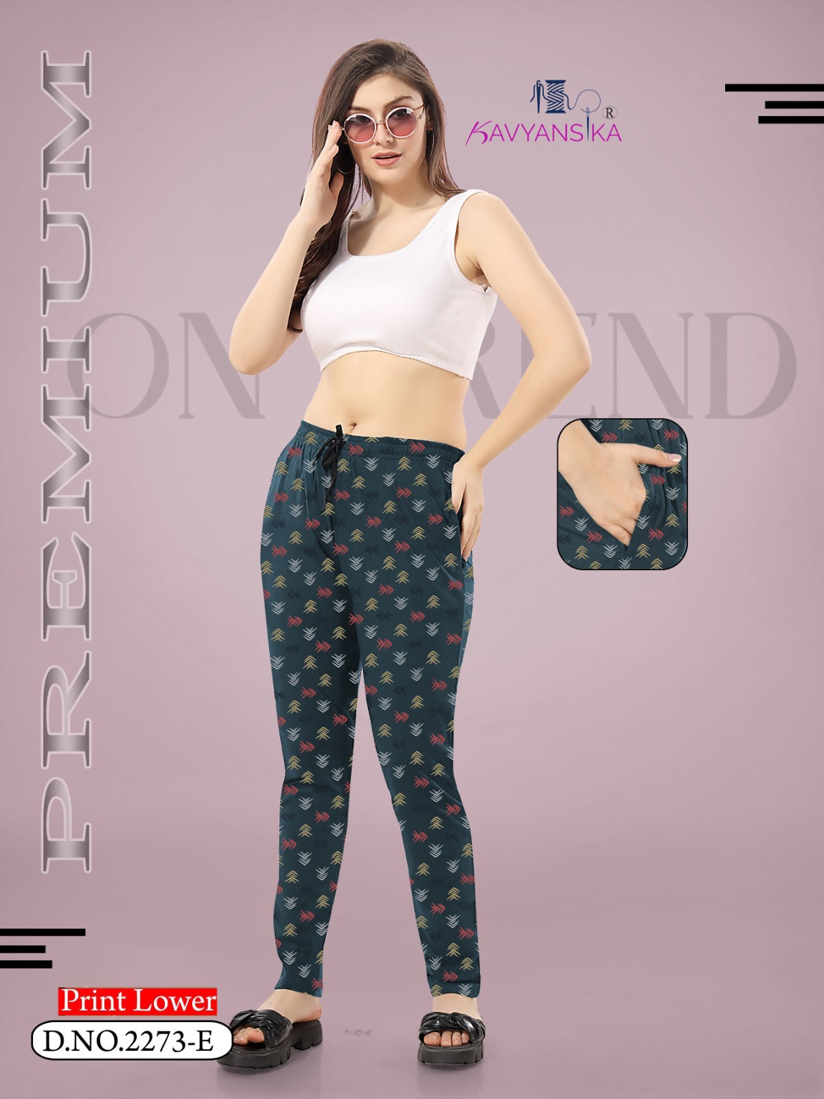 Print Design 2273 Kavyansika Hosiery Cotton Women Night Lower Manufacturer