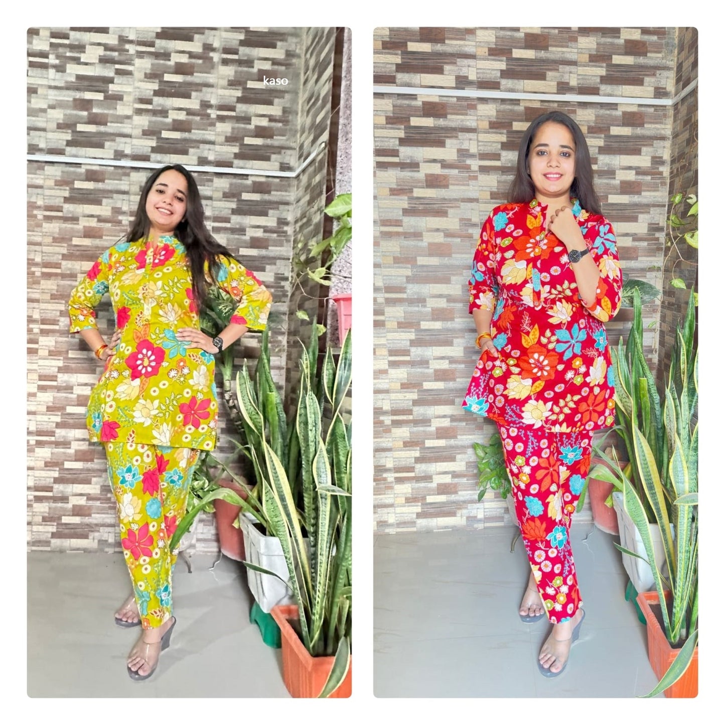 Print Design 260325 Kaso Cotton Co Ord Set Supplier