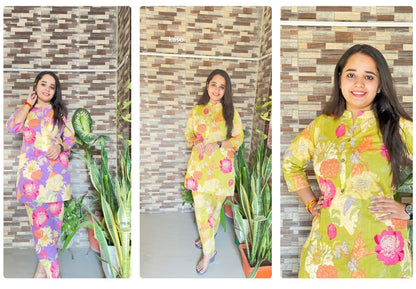 Print Design 260325 Kaso Cotton Co Ord Set Supplier