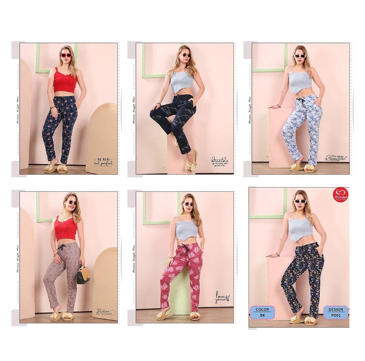 Print P001 Slumber Sinker Women Night Lower Wholesaler India