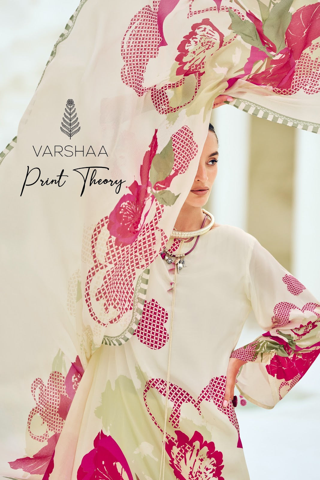 Print Theory Varshaa Cotton Pant Style Suits Exporter Gujarat