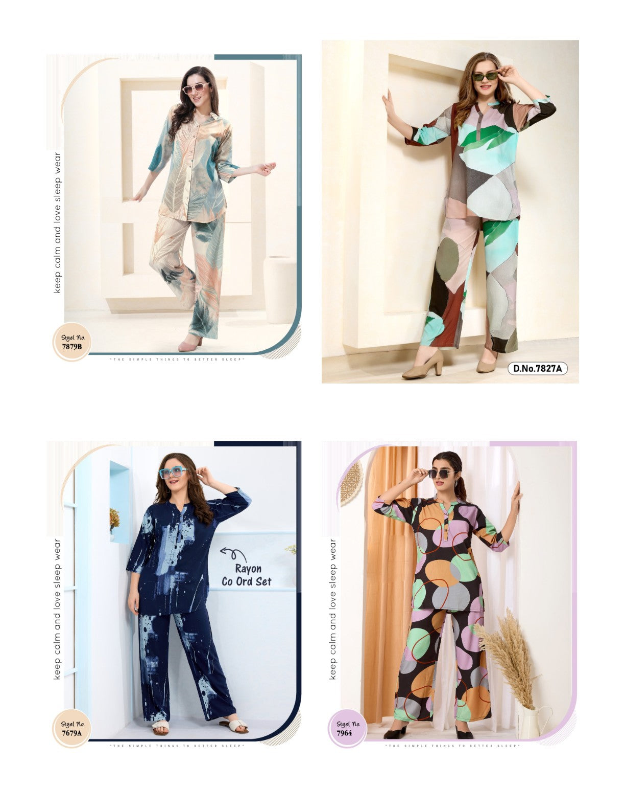 Print To Print 0411 Belly Reyon Co Ord Set Exporter Gujarat