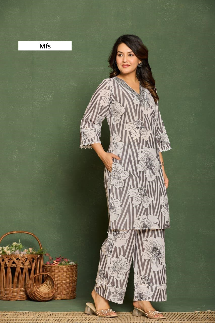 Print To Print 0611 Mfs Cotton Co Ord Set Exporter Gujarat