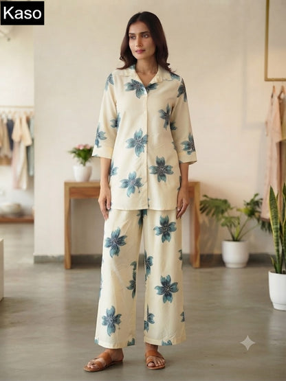 Print To Print 0709 Kaso Fancy Co Ord Set Wholesale