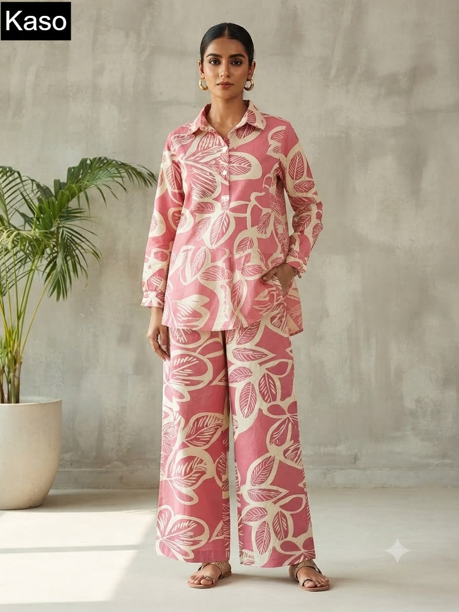 Print To Print 0709 Kaso Fancy Co Ord Set Wholesale