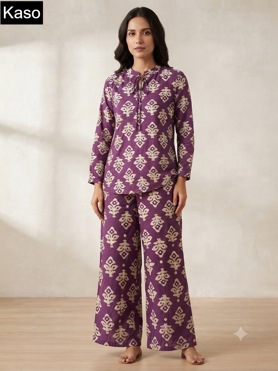 Print To Print 0709 Kaso Fancy Co Ord Set Wholesale