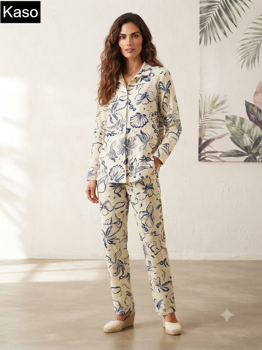 Print To Print 0709 Kaso Fancy Co Ord Set Wholesale