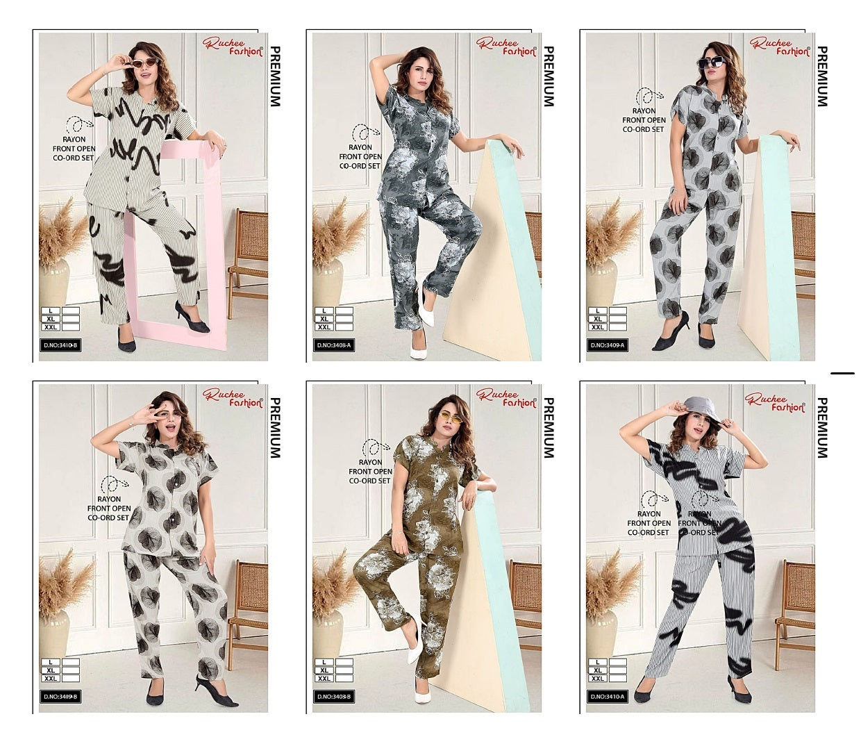 Print To Print 0907 Ruchee Fashion Rayon Co Ord Set Manufacturer India