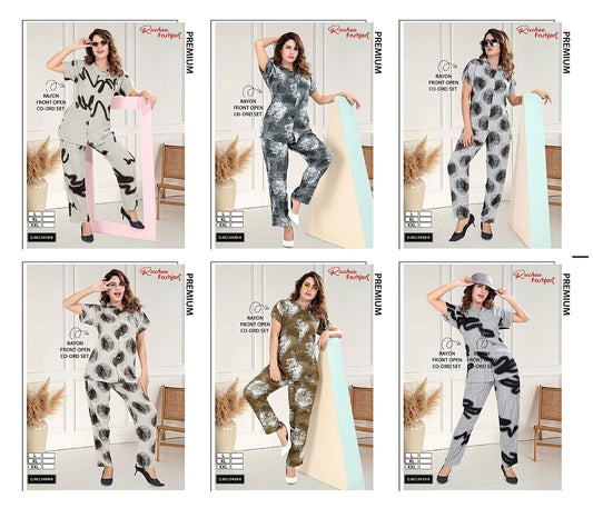 Print To Print 0907 Ruchee Fashion Rayon Co Ord Set Manufacturer India
