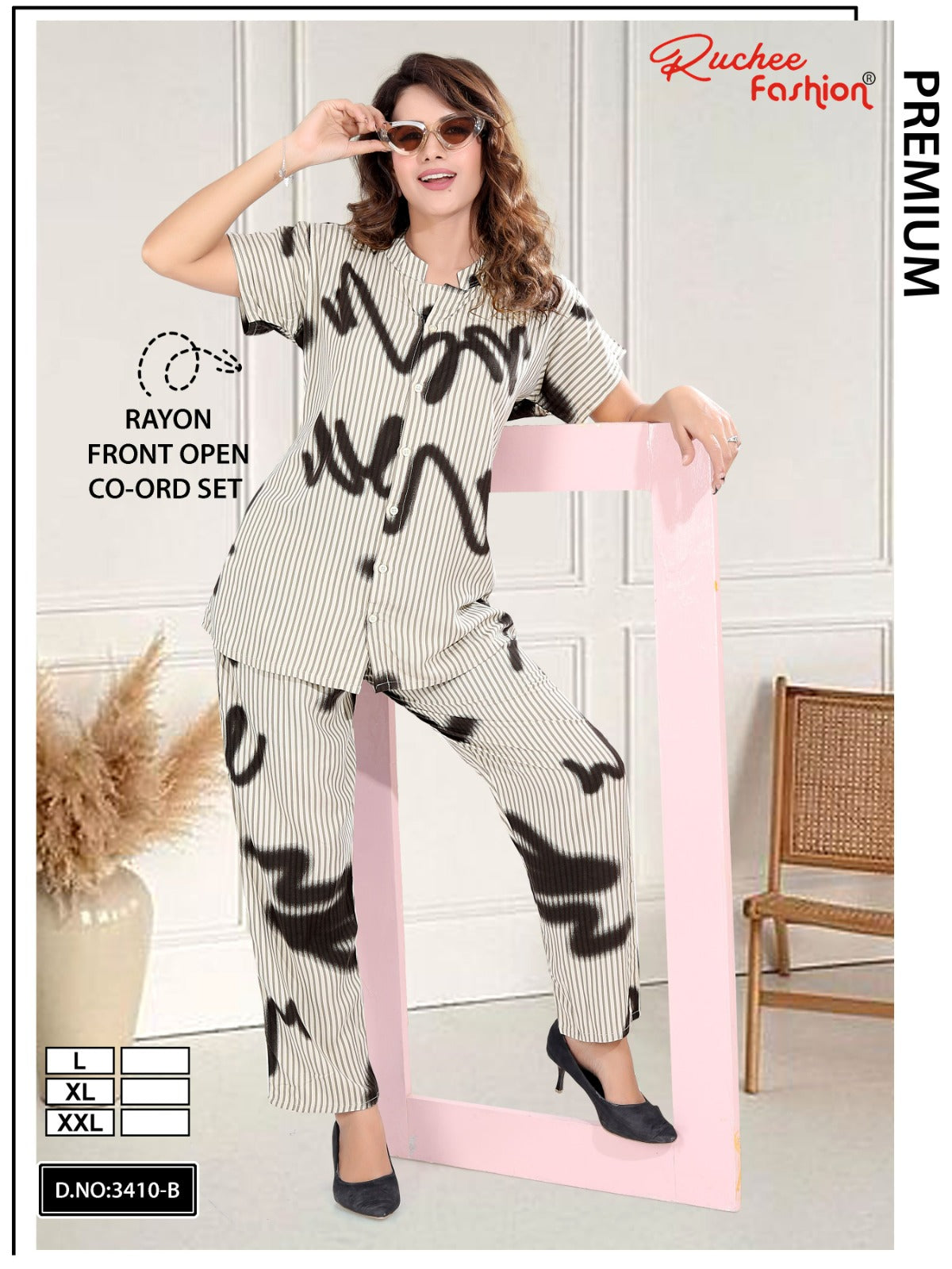 Print To Print 0907 Ruchee Fashion Rayon Co Ord Set Manufacturer India