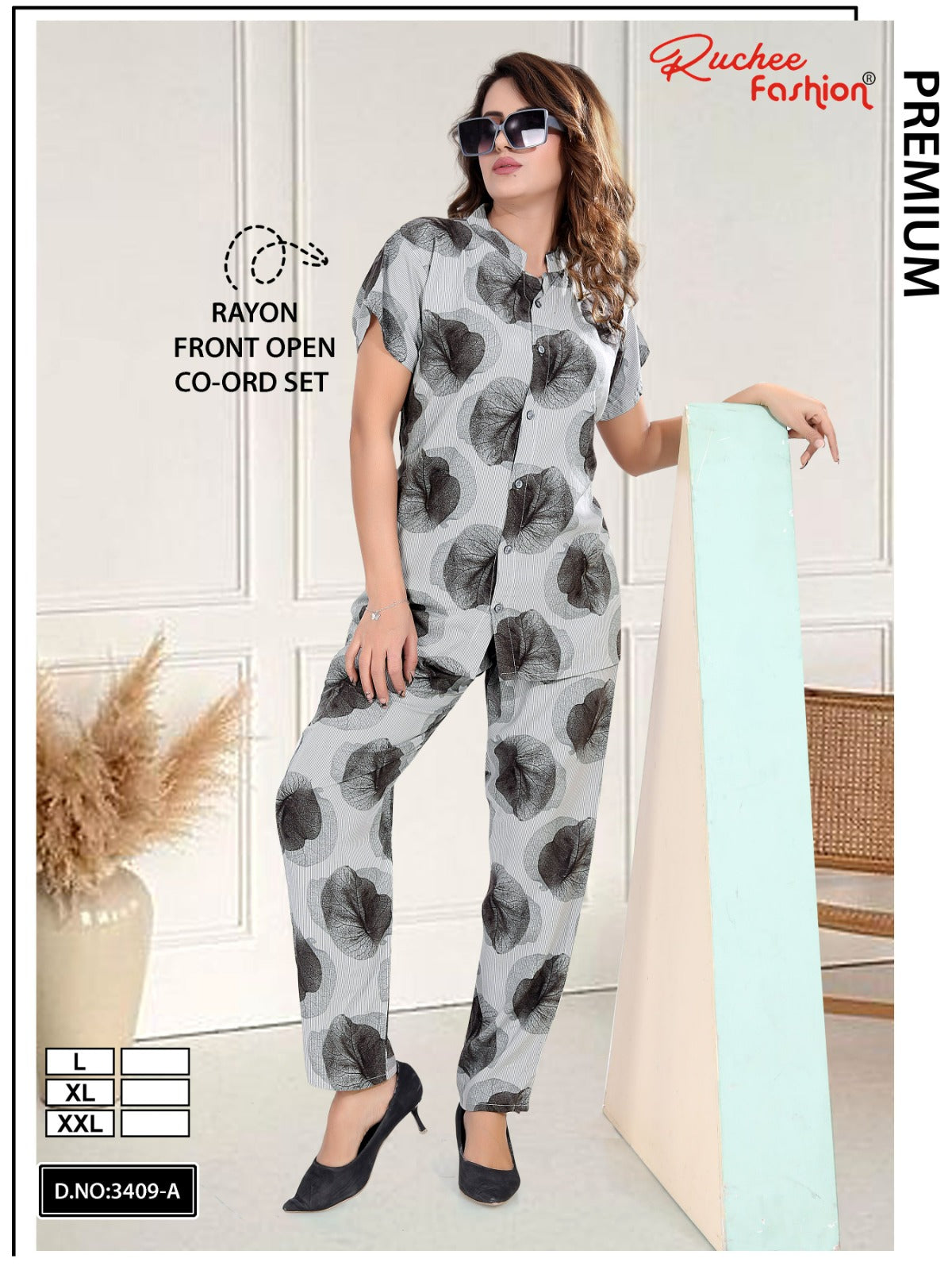 Print To Print 0907 Ruchee Fashion Rayon Co Ord Set Manufacturer India