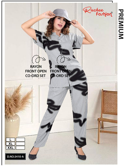 Print To Print 0907 Ruchee Fashion Rayon Co Ord Set Manufacturer India