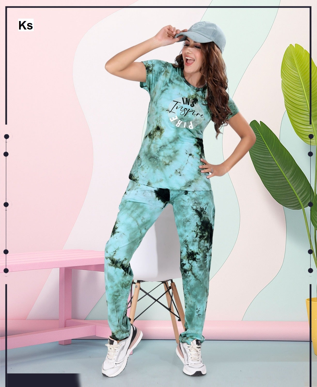 Print To Print 1108 Ks Tie Dye Pyjama Night Suits Manufacturer Ahmedabad