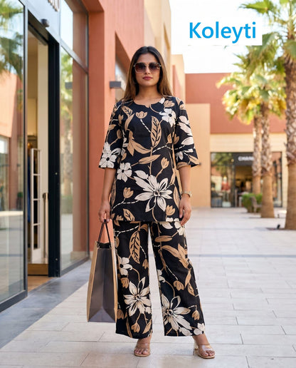 Print To Print 1305 Koleyti Cotton Co Ord Set Manufacturer