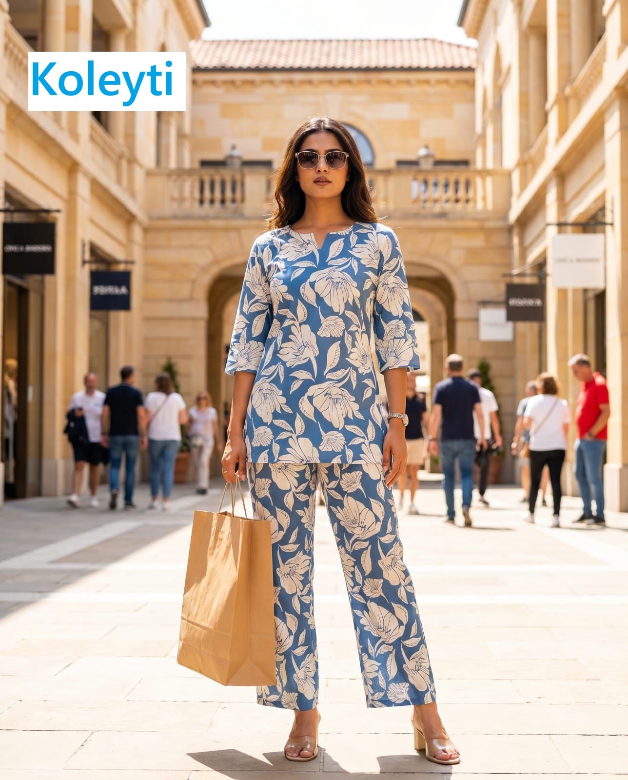 Print To Print 1305 Koleyti Cotton Co Ord Set Manufacturer