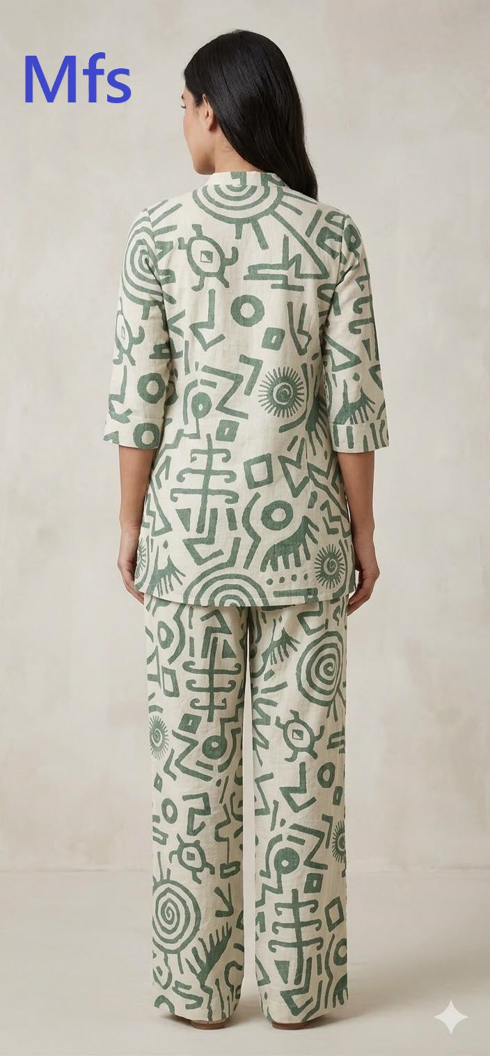 Print To Print 1306 Mfs Cotton Co Ord Set Manufacturer Gujarat