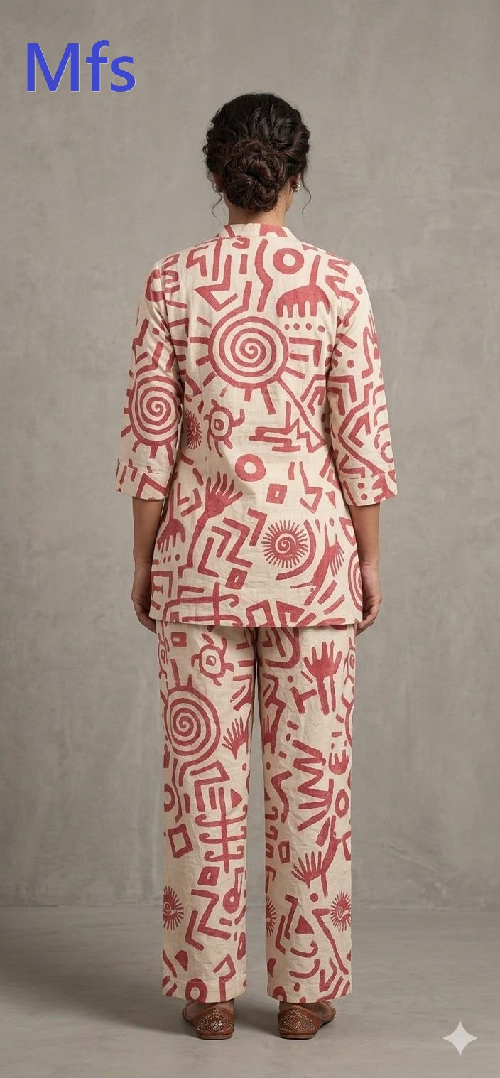 Print To Print 1306 Mfs Cotton Co Ord Set Manufacturer Gujarat