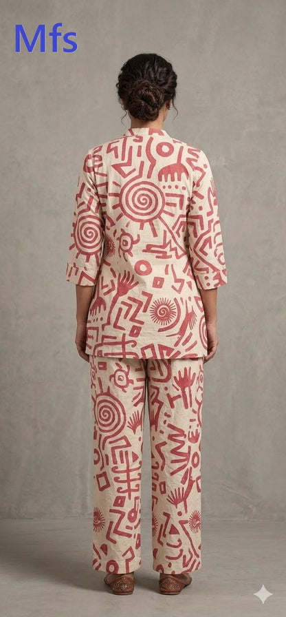 Print To Print 1306 Mfs Cotton Co Ord Set Manufacturer Gujarat