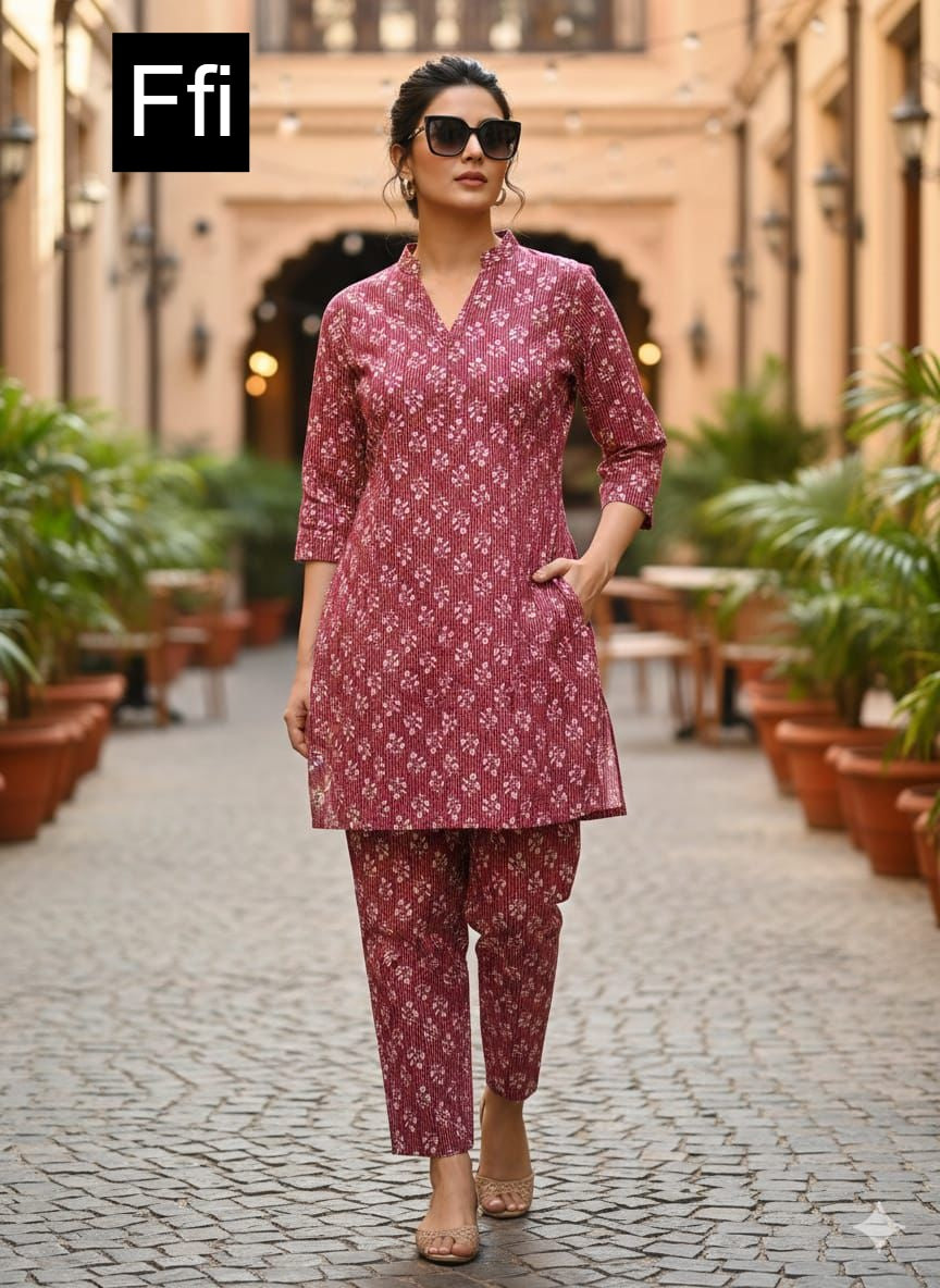 Print To Print 161225 Ffi Cotton Co Ord Set Manufacturer