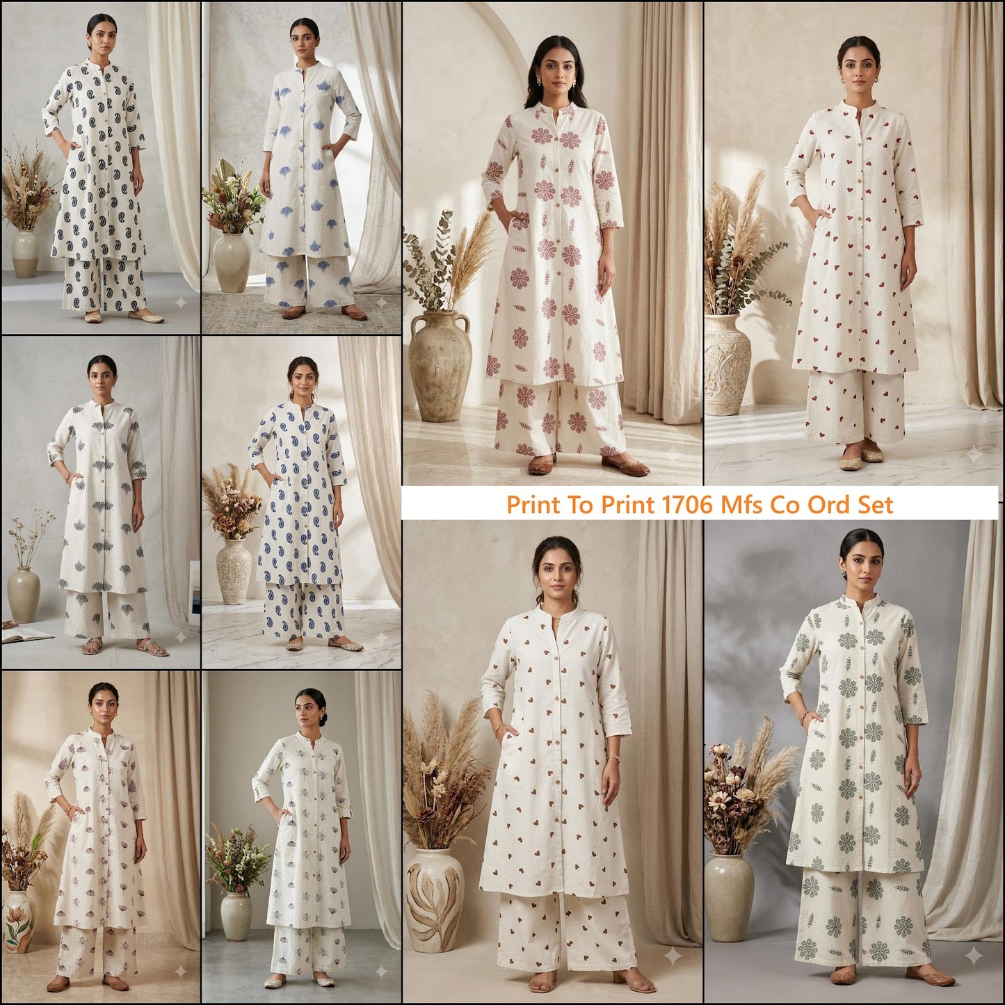 Print To Print 1706 Mfs Cotton Co Ord Set Wholesaler India