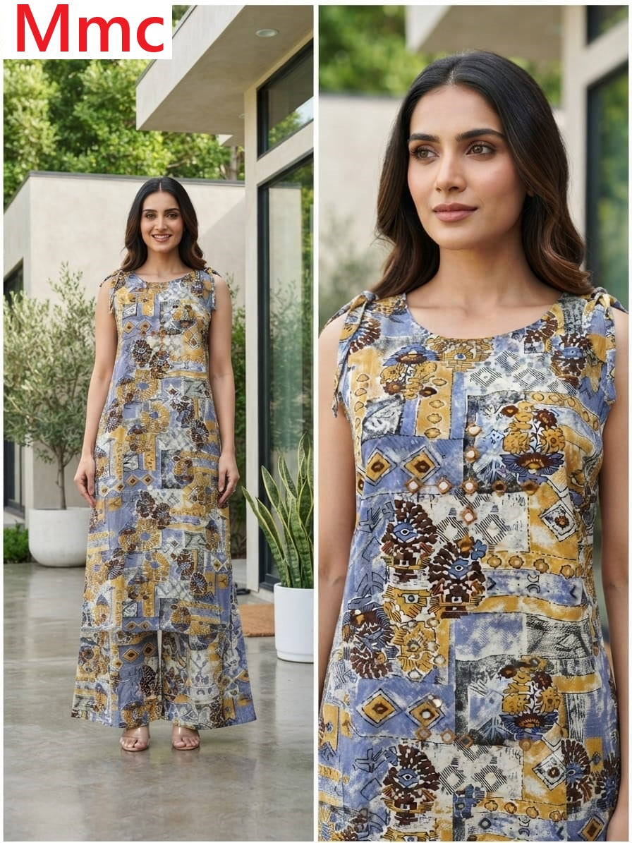 Print To Print 2207 Mmc Rayon Co Ord Set Supplier Gujarat